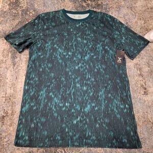 NWT Xersion Green and Black Men's Short Sleeve Tee XLT